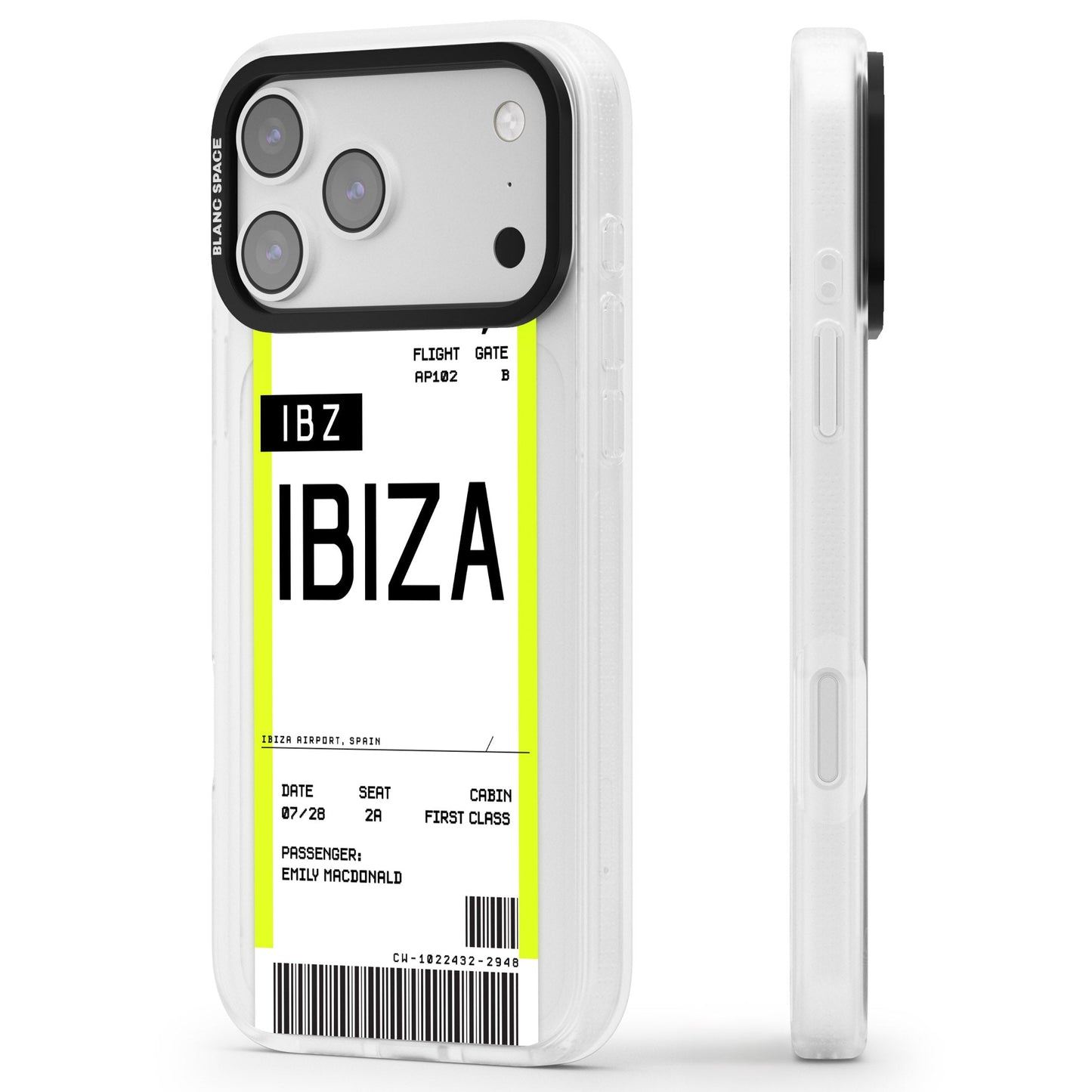 Personalised Ibiza Boarding Pass