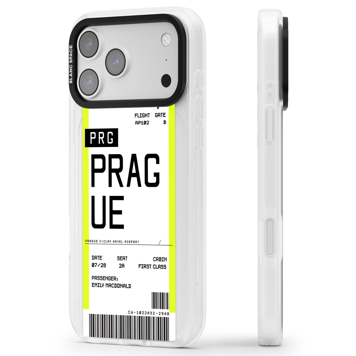 Personalised Prague Boarding Pass