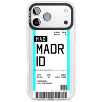 Personalised Madrid Boarding Pass