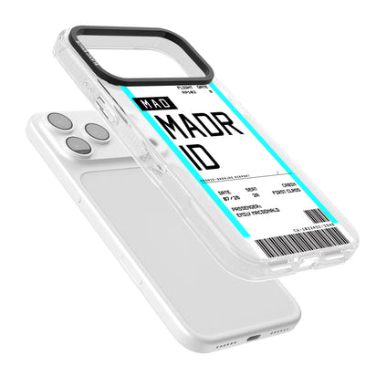 Personalised Madrid Boarding Pass