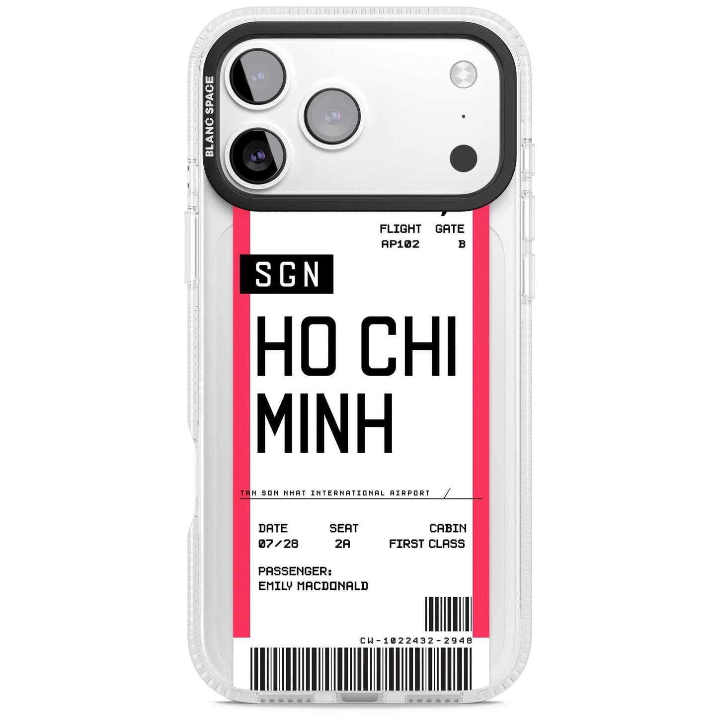 Personalised Ho Chi Minh Boarding Pass