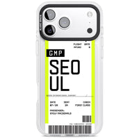 Personalised Seoul Boarding Pass
