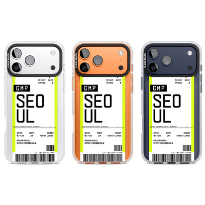 Personalised Seoul Boarding Pass