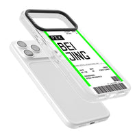 Carte d'embarquement personnalisée pour Pékin