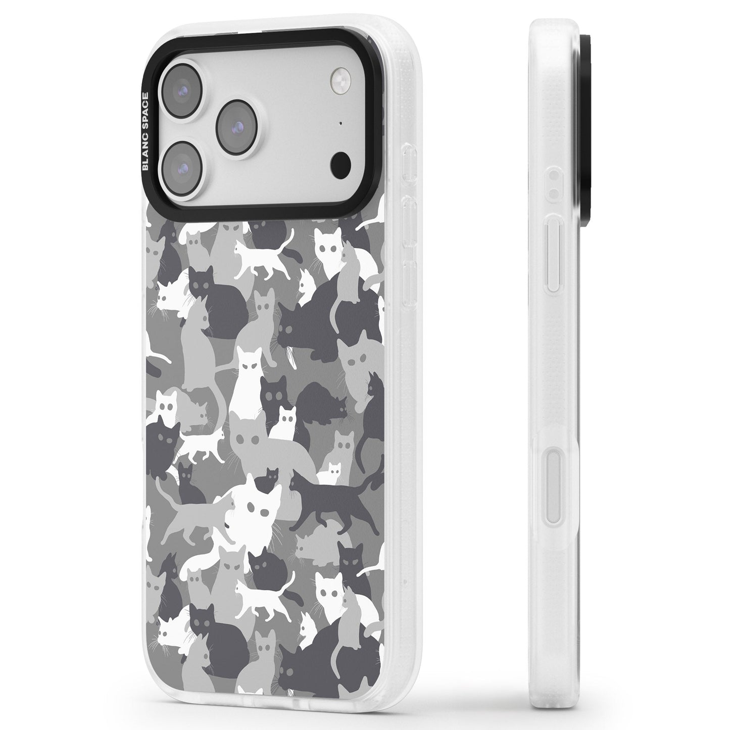 Dunkelgraue Katzentarnung