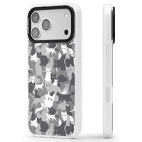 Dunkelgraue Katzentarnung