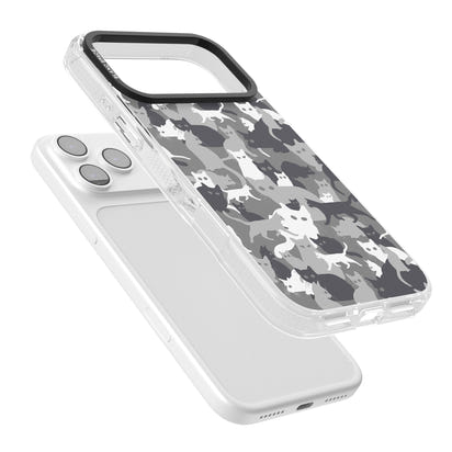 Dunkelgraue Katzentarnung