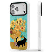 Cat with Van Gogh's Sunflowers