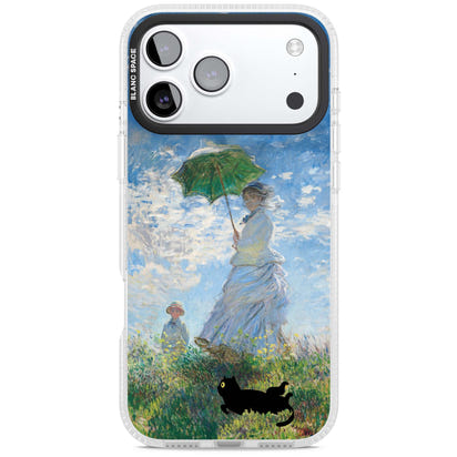 Cat with Monet's Parasol Lady