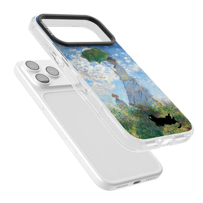 Cat with Monet's Parasol Lady