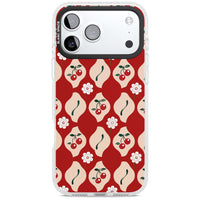 Vintage Cherry Diamond Pattern