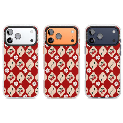 Vintage Cherry Diamond Pattern