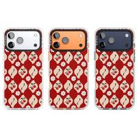 Vintage Cherry Diamond Pattern