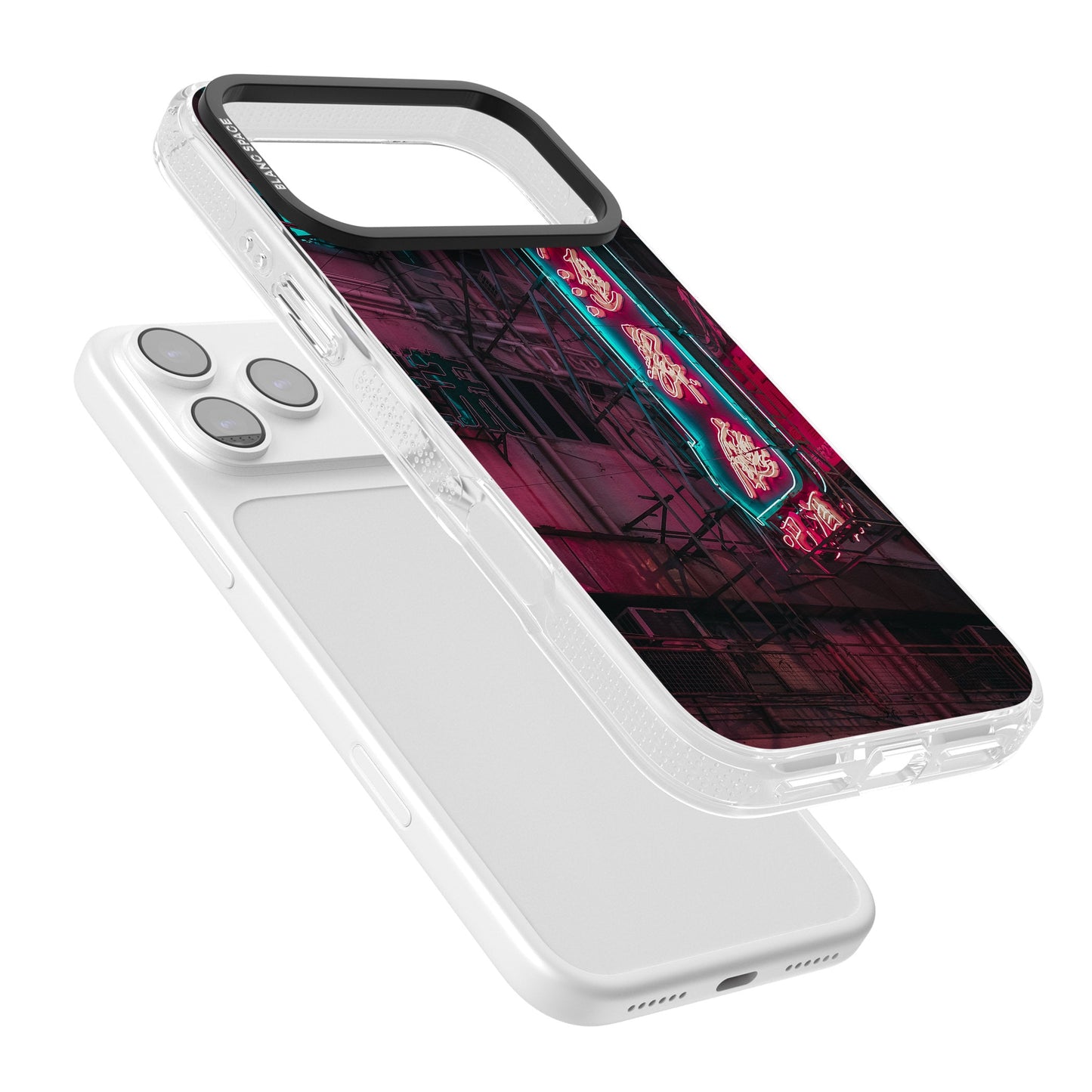 Neon-Kanji-Stadtbild