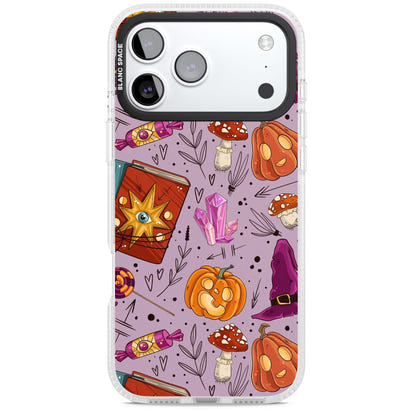 Witchy Cartoon Halloween Pattern