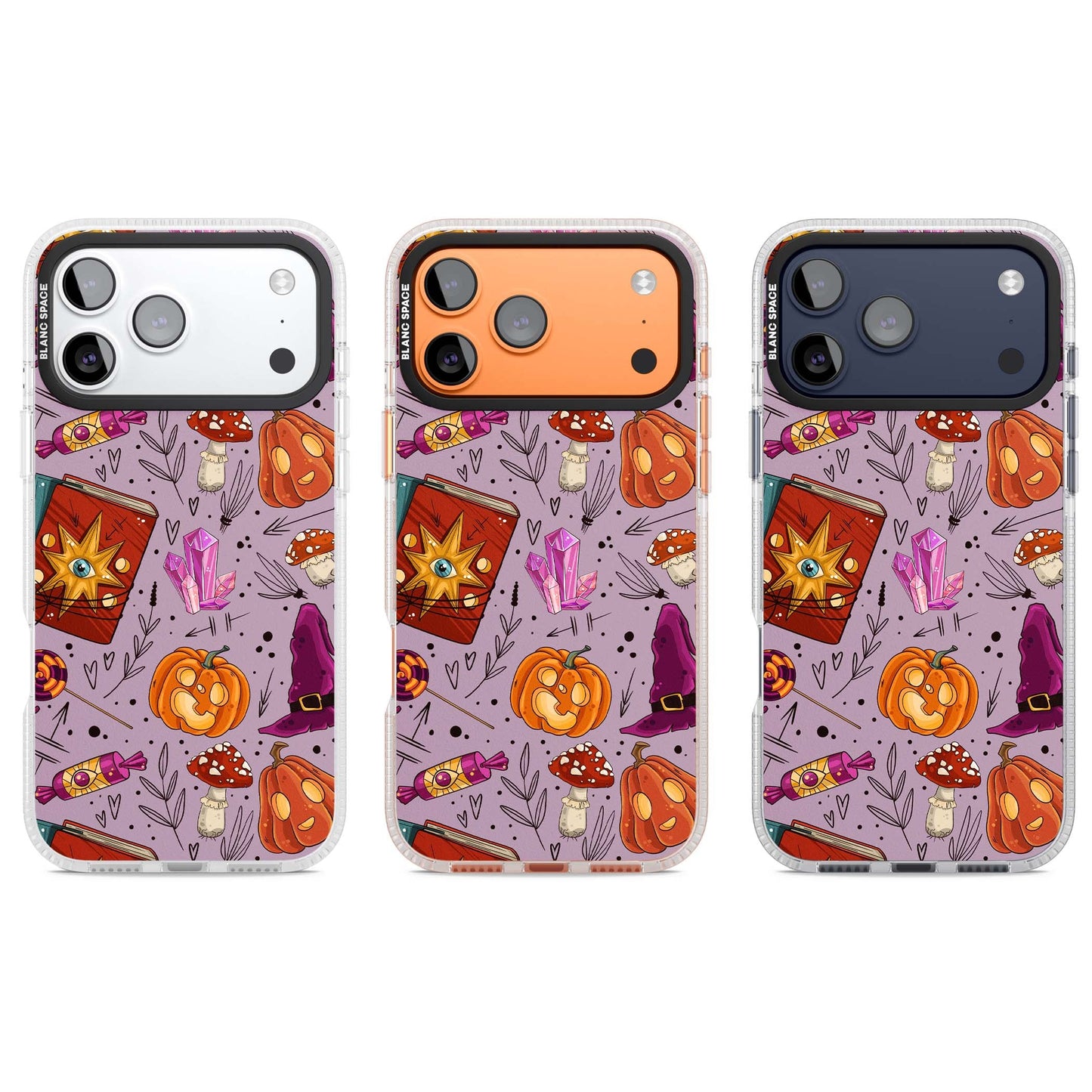 Witchy Cartoon Halloween Pattern