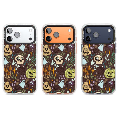 Goblincore Cartoon Halloween Pattern