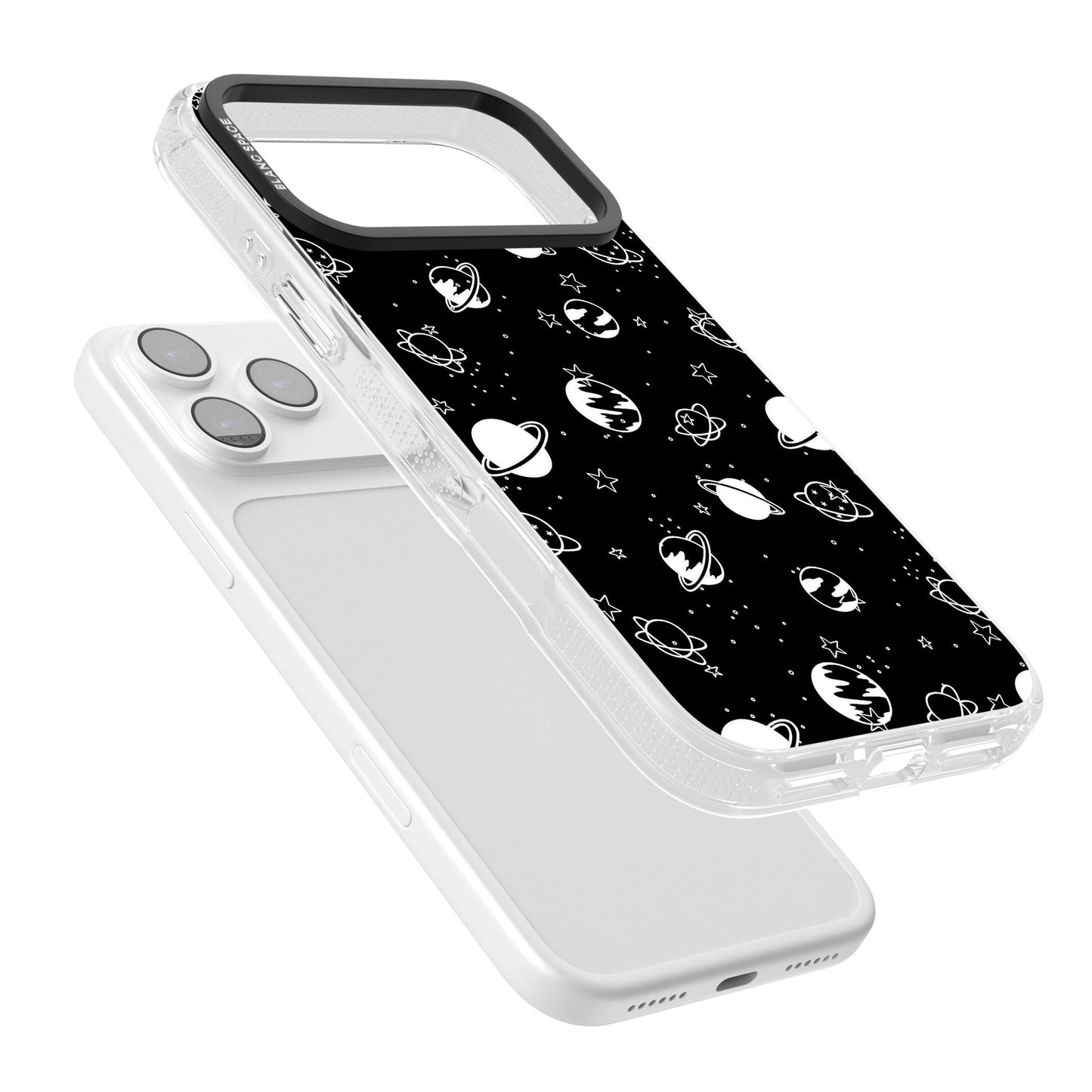 White Planets On Black