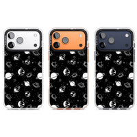 White Planets On Black