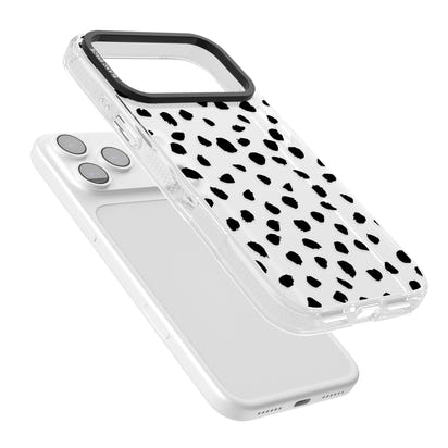 Black Dalmatian Polka Dot