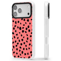 Black Dalmatian Spots On Coral