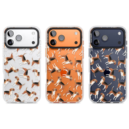 Beagle Watercolor Pattern