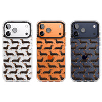 Dachshund Pattern Black Tan