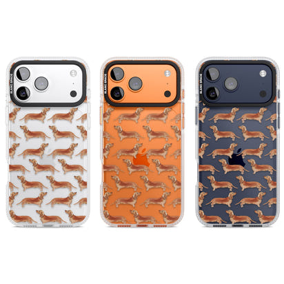 Dachshund Watercolor Dog Pattern