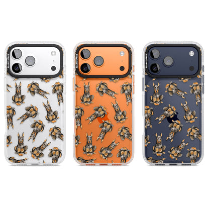 Doberman Watercolor Dog