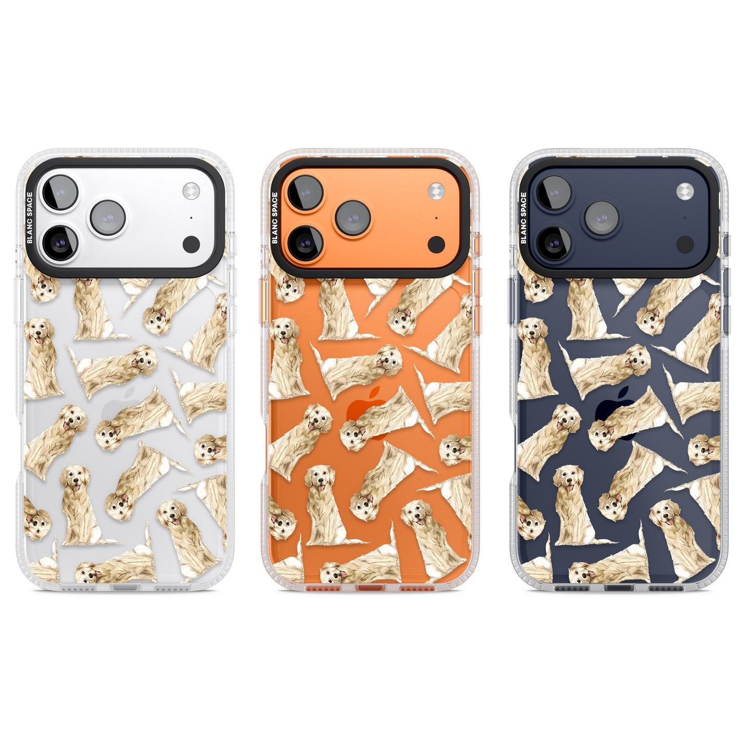 Motif aquarelle de Golden Retriever