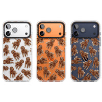 Labradoodle Brown Pattern