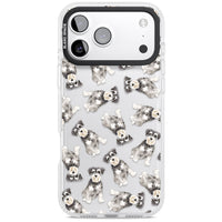 Aquarellzeichnung eines Zwergschnauzers