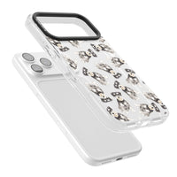 Aquarellzeichnung eines Zwergschnauzers