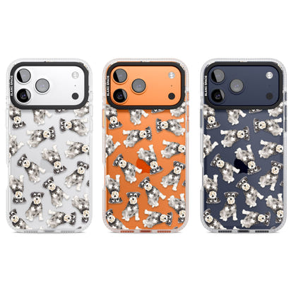 Aquarellzeichnung eines Zwergschnauzers