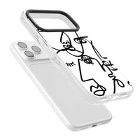 Art abstrait en noir et blanc