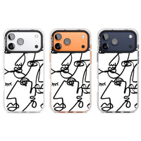 Art abstrait en noir et blanc