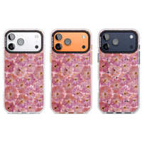 Grandes fleurs roses