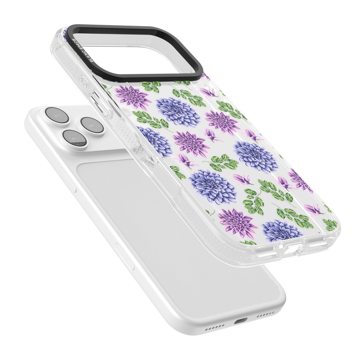 Purple Dahlias Floral