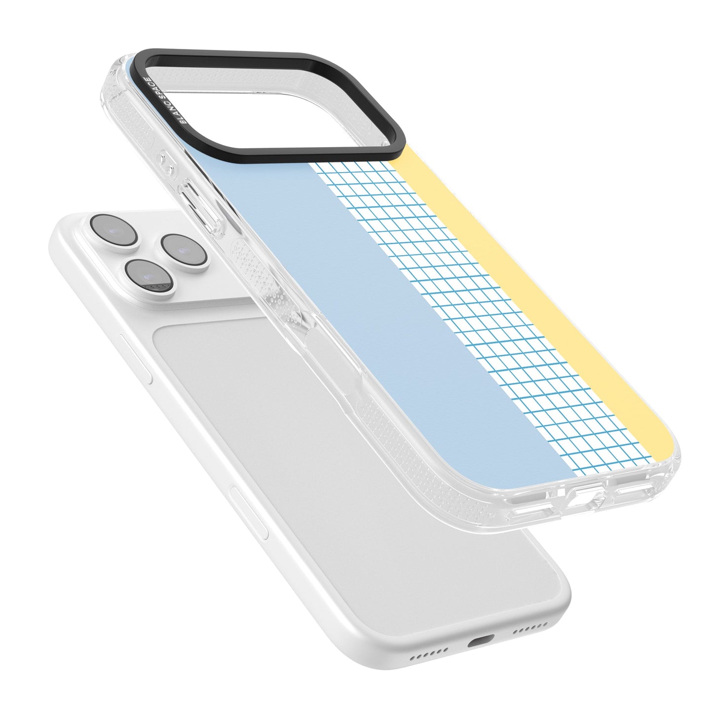 Abstract Grid Blue & Yellow