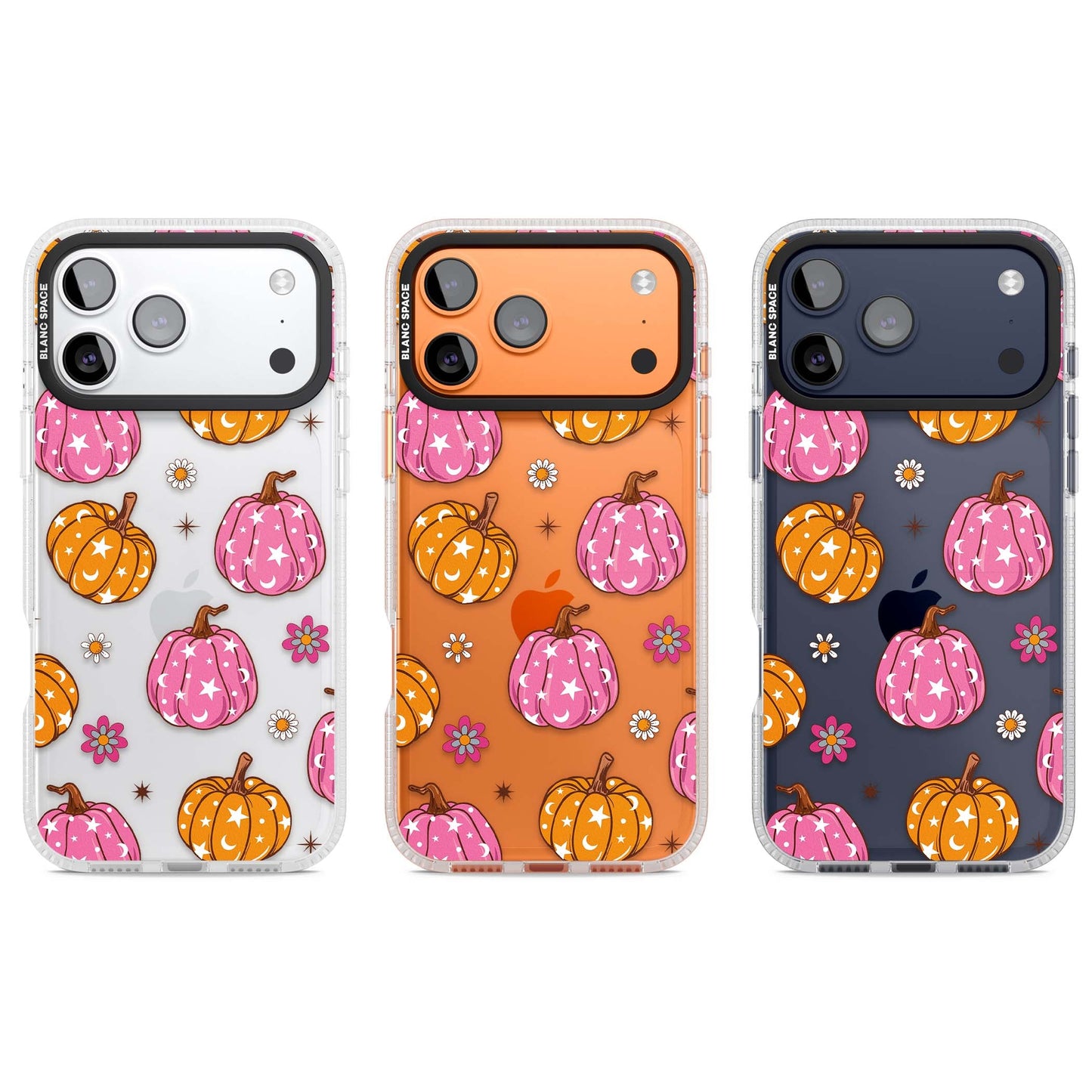 Motif de citrouilles Fleurs et Étoiles