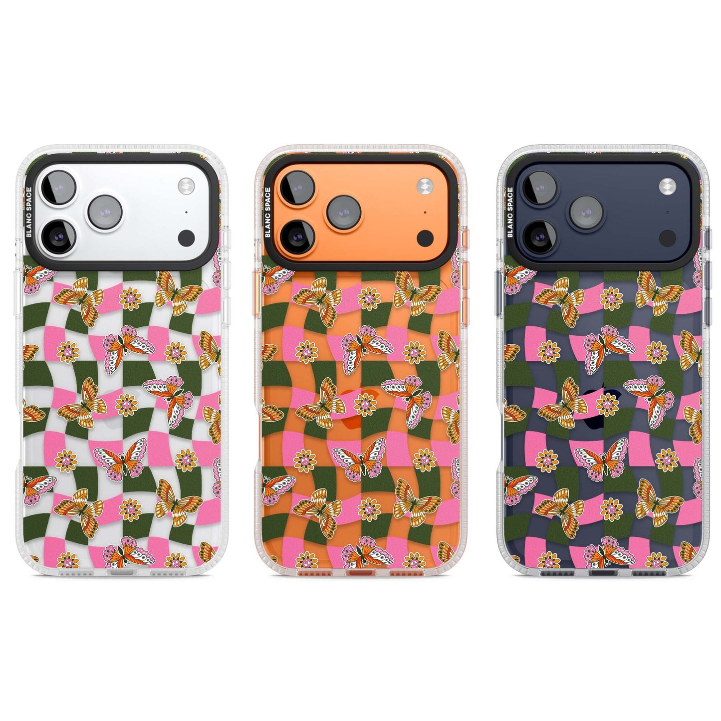 Wavy Butterfly Checked Pattern