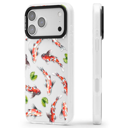 Aquarelle de poissons koi