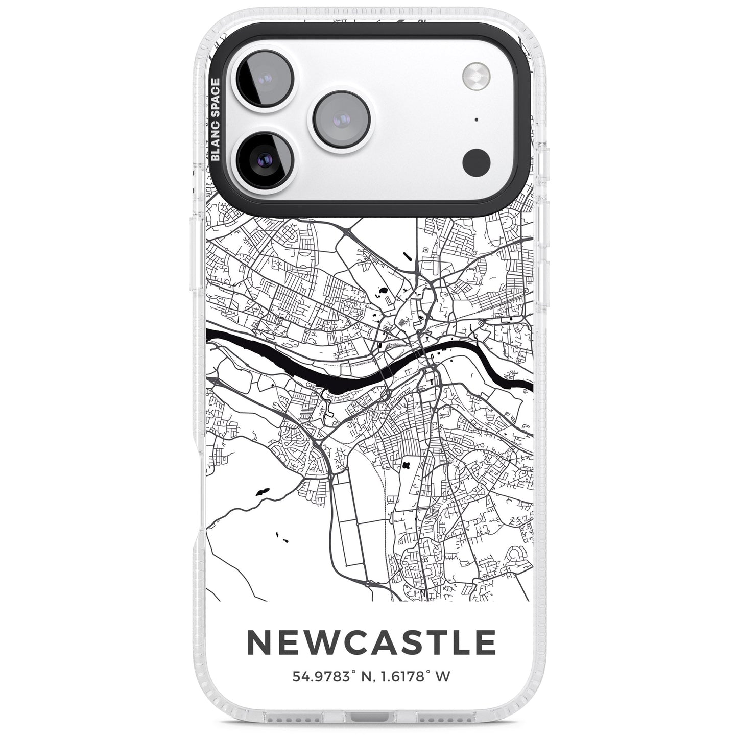 Stadtplan von Newcastle