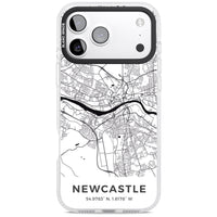 Stadtplan von Newcastle