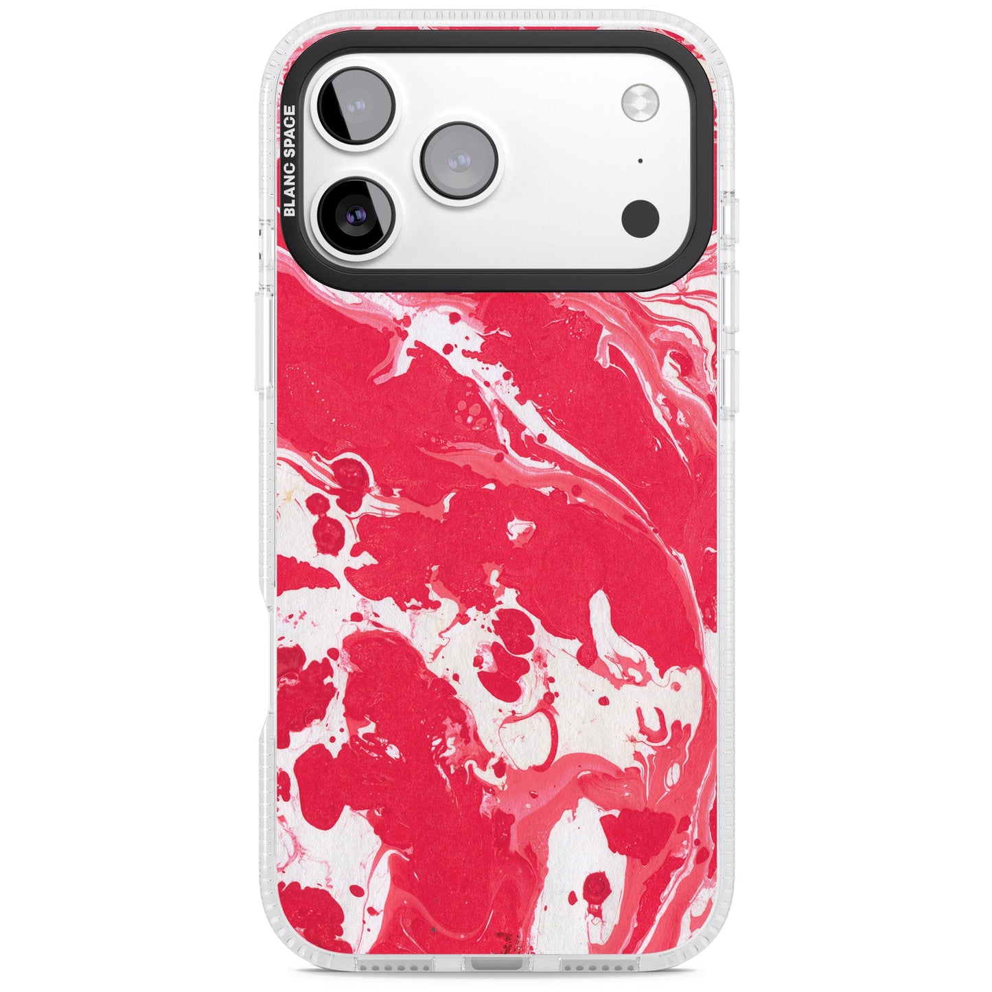 Red & White Marbled