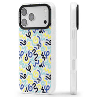 Blue & Yellow Memphis Retro