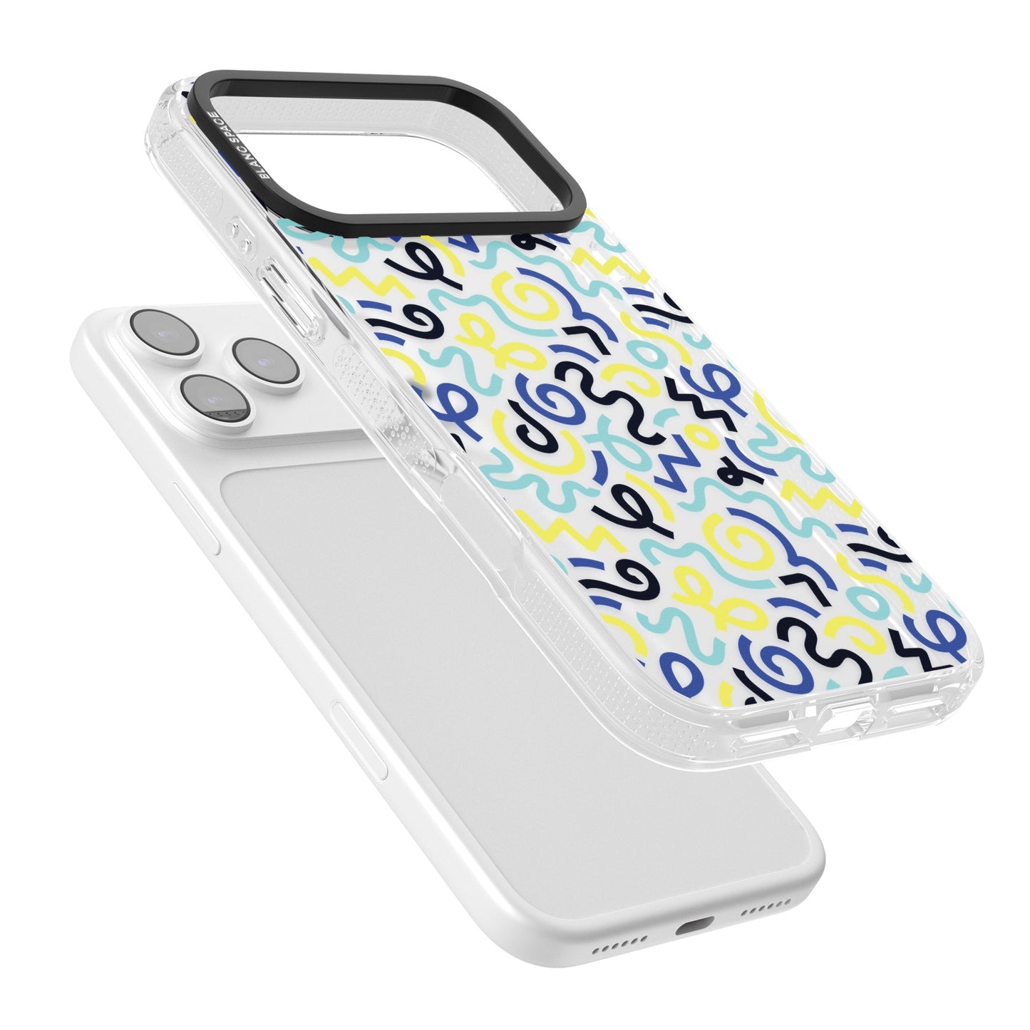 Blue & Yellow Memphis Retro