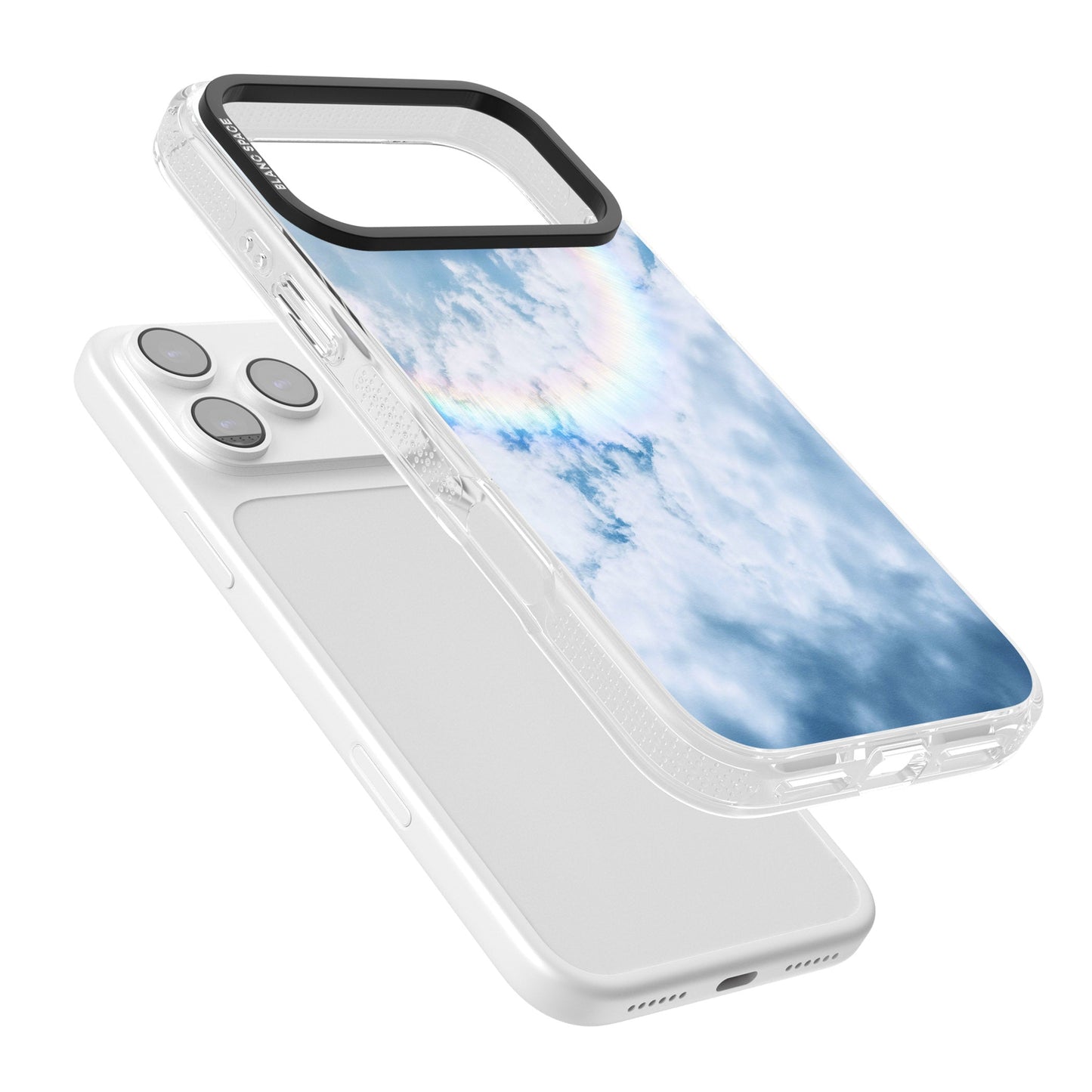 Pastellfarbener Regenbogenhimmel