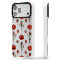 Retro Red Pumpkins & Scarecrows