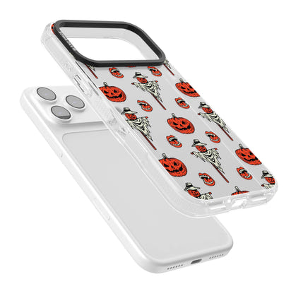 Retro Red Pumpkins & Scarecrows